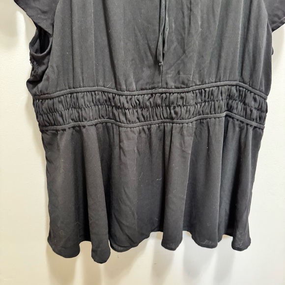 Torrid Babydoll Washable Gauze Short Sleeve Top Size 3x - Picture 11 of 13